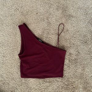 One shoulder tank